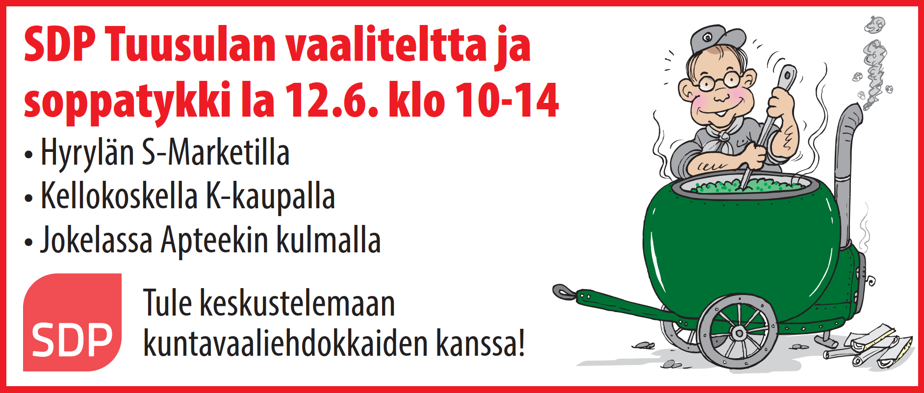 Tervetuloa vaaliteltalle